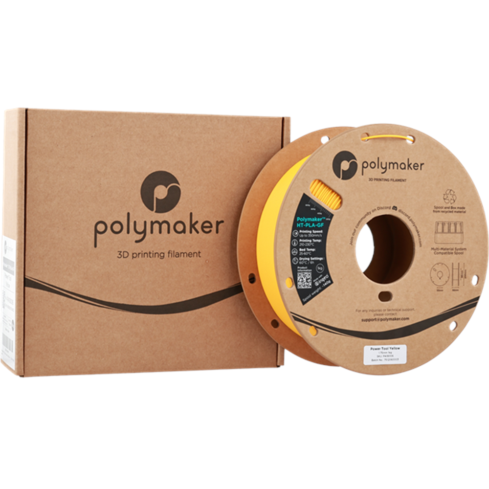Polymaker HT-PLA-GF Filament Endüstriyel Sarı