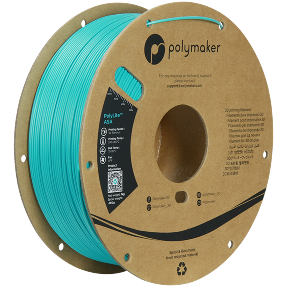 PolyLite ASA Filament Camgöbeği – UV Dayanımlı 3D Baskı