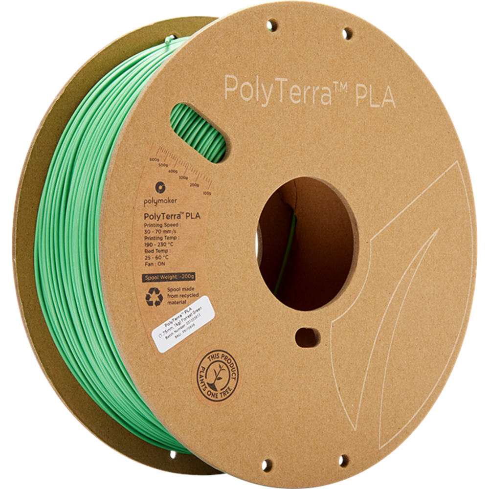 PolyTerra PLA Filament Orman Yeşil - 1 kg 1.75mm