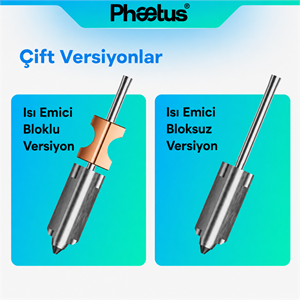 Phaetus AD5X SiC Nozzle 0.4 mm - Soğutucu Bloklu
