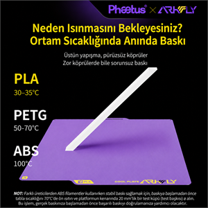 Phaetus AD5X/M Conweb Cool Plate 235x247.5 mm - Flashforge Baskı Tablası
