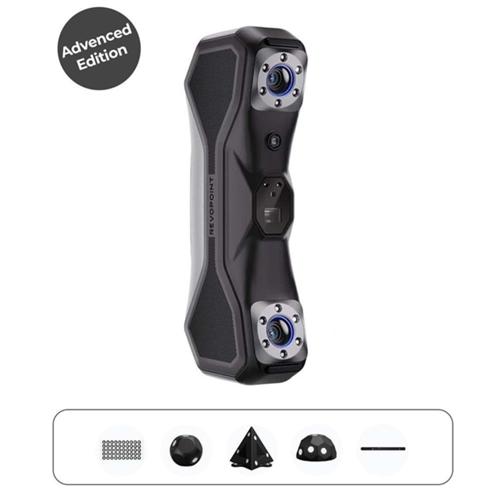 Revopoint MetroX Advanced Edition (Stoktan Teslim) – Profesyonel 3D Lazer Tarayıcı 