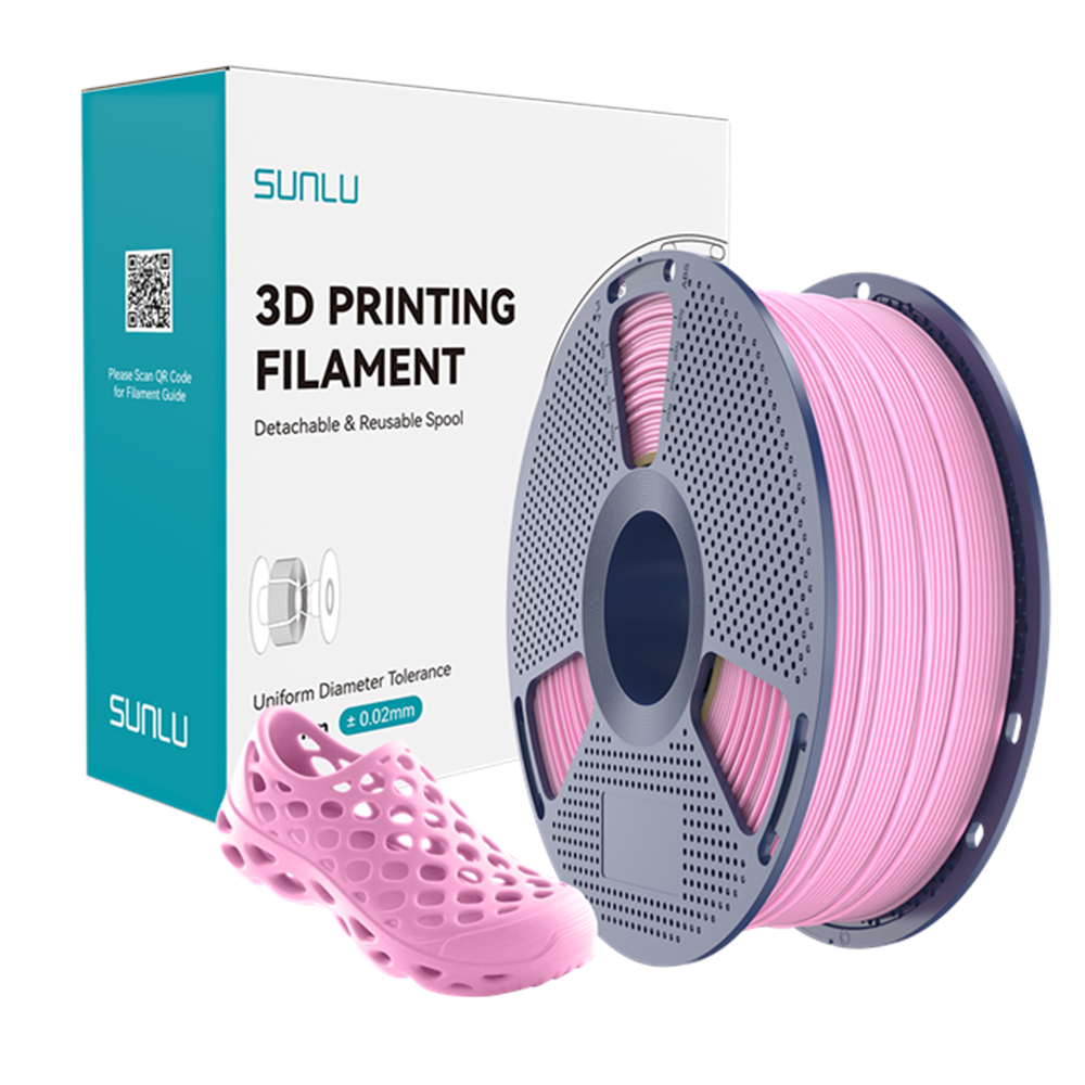 Sunlu TPU-95A Filament Pembe - 1kg 1.75mm