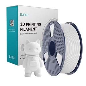 Sunlu PLA Mat Filament Beyaz - 1kg 1.75mm