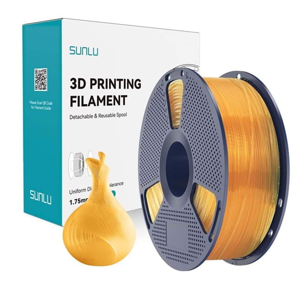 Sunlu PLA Şeffaf Filament Portakal Suyu - 1 kg 1.75mm