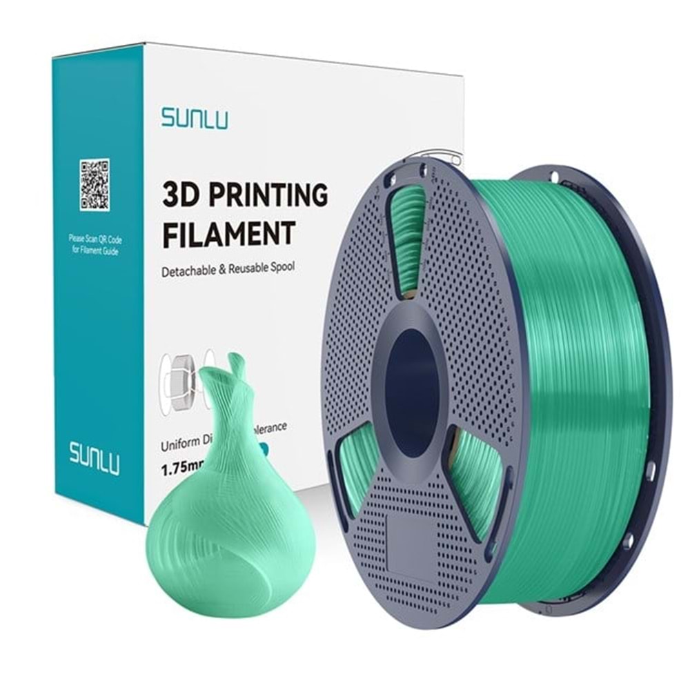 Sunlu PLA Şeffaf Filament Naneli Buz - 1 kg 1.75mm