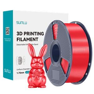 Sunlu Silk PLA+ Filament Kırmızı - 1kg 1.75mm