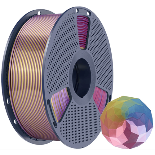 Sunlu Silk PLA+ 4 Renk Altın–Mor–Kırmızı–Mavi - 1kg 1.75mm