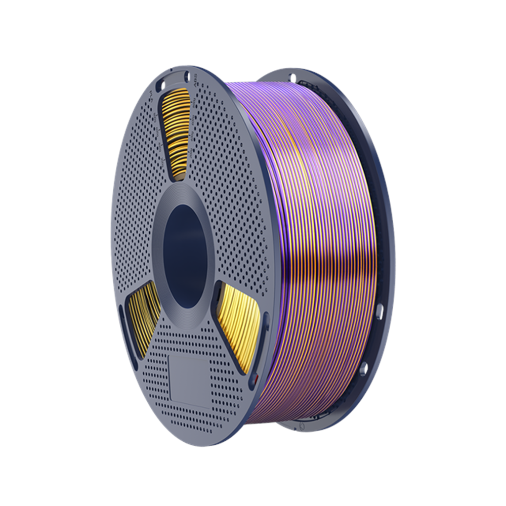 Sunlu Silk PLA+ 3 Renk Siyah – Altın – Mor - 1kg 1.75mm